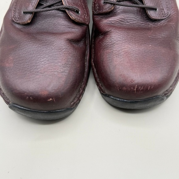 Red Wing Work Shoes Burgundy Leather Lace Up Men's Size 11.5 D Stock No 6704 - Picture 2 of 7
